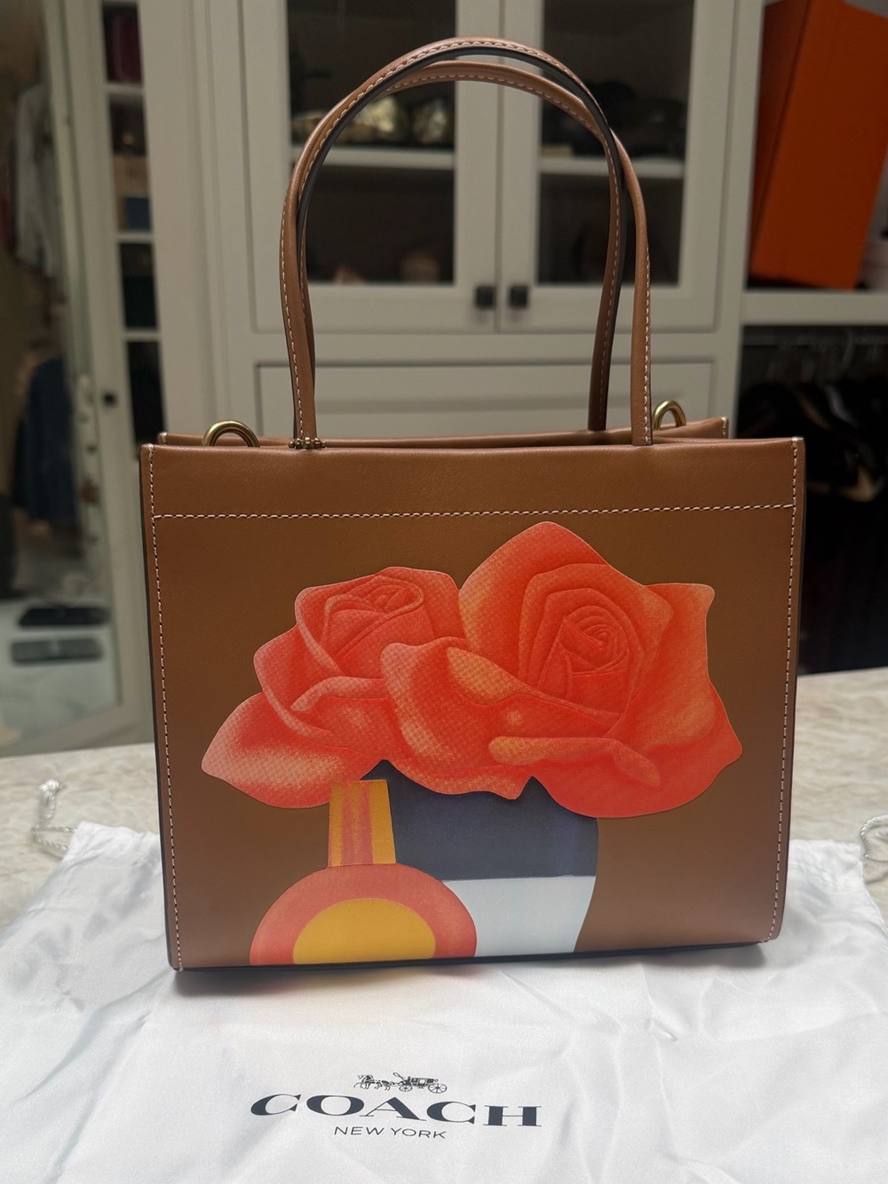 Coach x Tom Wesselmann Cashin Carry Tote 22 CA128 Limited Edition